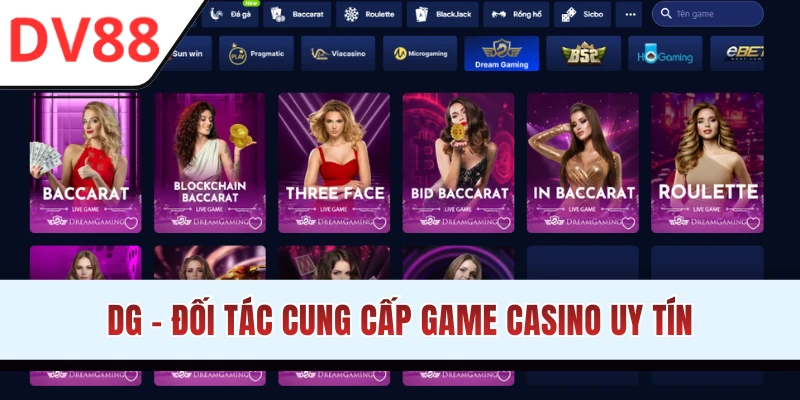 Nhà cung cấp Casino DV88 hot nhất